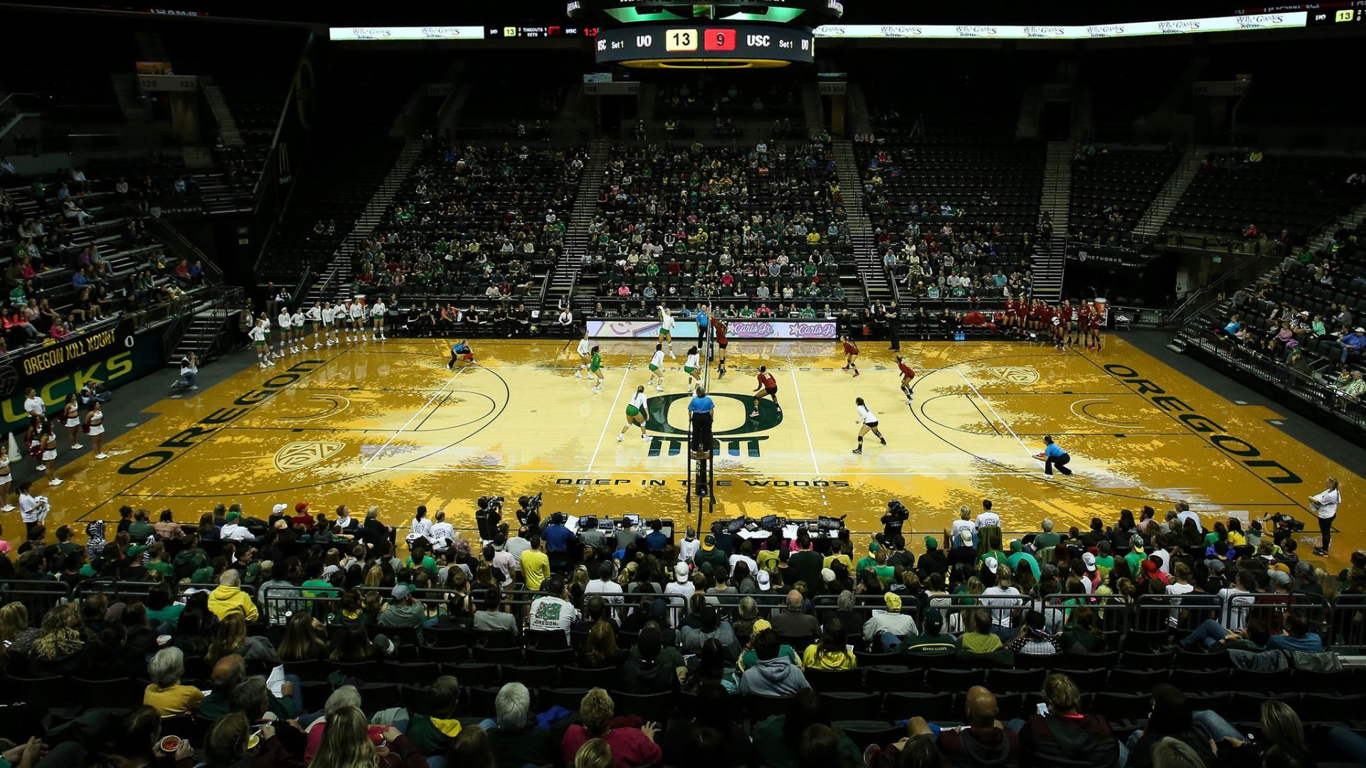Oregon Ducks Volleyball vs. USC Trojans Women's Volleyball - Oct. 20